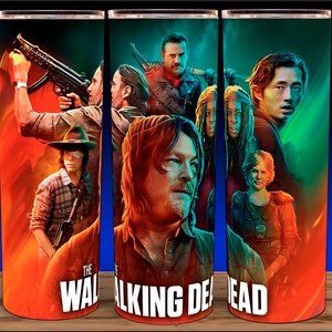Daryl Dixon and Rick Grimes Horror Zombie Walking Dead Cup Mug Tumbler